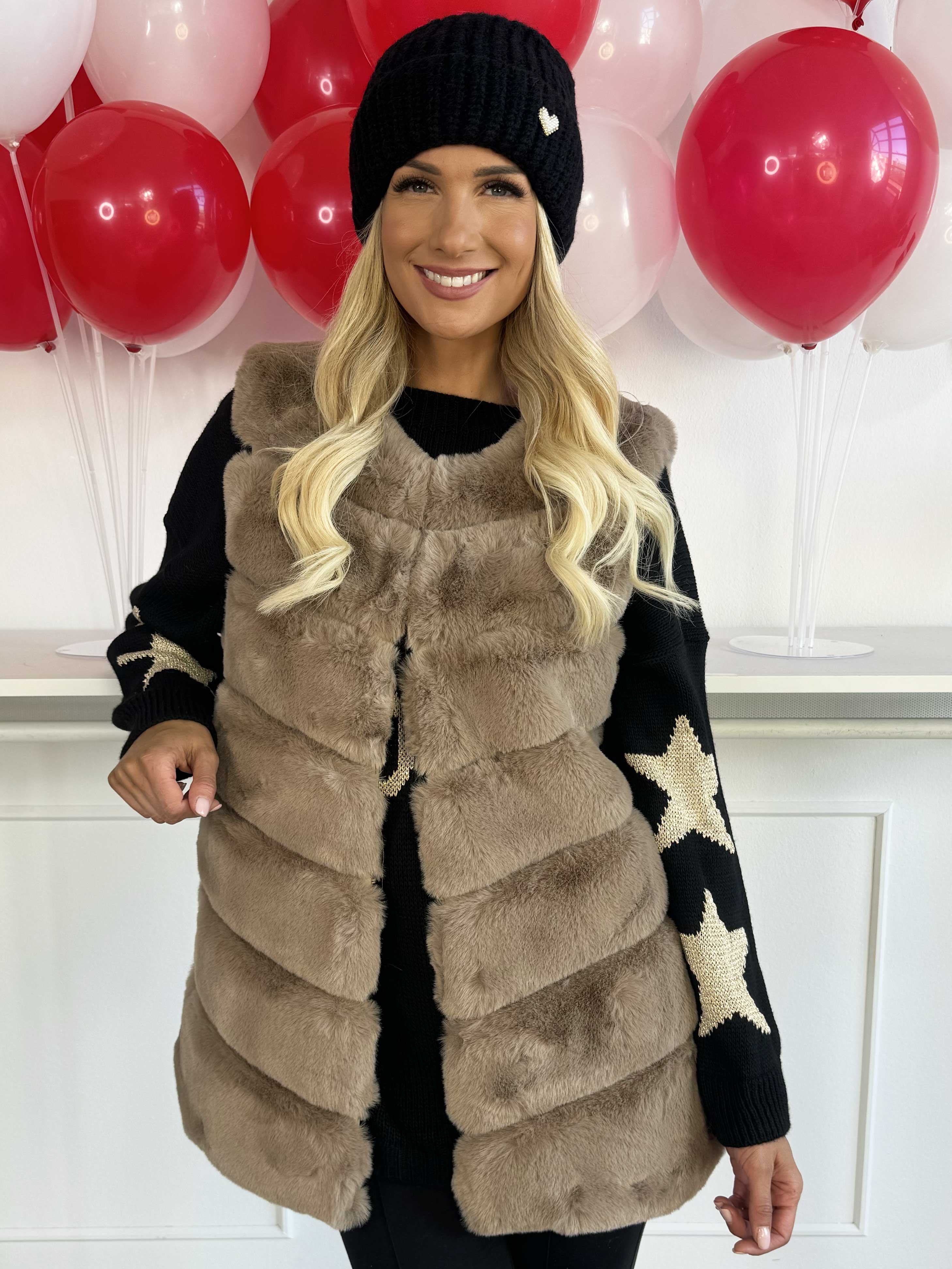 Chiara - Blød faux fur vest